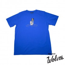 【RAISED BY WOLVES/レイズドバイウルブス】THE END IS HERE TEE Tシャツ / ROYAL ブルー 青