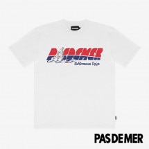 【PAS DE MER/パドゥメ】NEW MED DESIGN T-SHIRT オーバーサイズTシャツ / WHITE ホワイト 白|Tシャツ|Pas De Mer