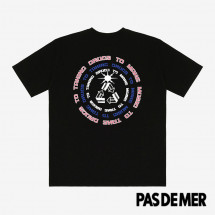 【PAS DE MER/パドゥメ】SPACEMAN3 T-SHIRT Tシャツ / BLACK ブラック 黒|Tシャツ|Pas De Mer