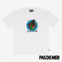 【PAS DE MER/パドゥメ】WELCOME T-SHIRT Tシャツ / WHITE ホワイト 白|Tシャツ|Pas De Mer