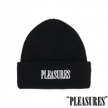 【PLEASURES/プレジャーズ】BALANCE LOGO BEANIE ニット帽 / BLACK|帽子|PLEASURES