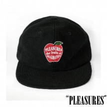 【PLEASURES/プレジャーズ】IMAGINATION UNCONSTRUCTED HAT キャップ / BLACK|帽子|PLEASURES