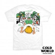 【COLD WORLD FROZEN GOODS/コールドワールドフローズングッズ】BORN WINNER T-SHIRT Ｔシャツ / WHITE|Tシャツ|COLD WORLD FROZEN GO