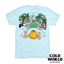 【COLD WORLD FROZEN GOODS/コールドワールドフローズングッズ】BORN WINNER T-SHIRT Ｔシャツ / CHAMBRAY BLUE|Tシャツ|COLD WORLD F