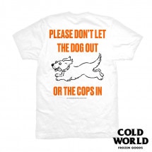 【COLD WORLD FROZEN GOODS/コールドワールドフローズングッズ】COMMON SENSE T-SHIRT Ｔシャツ / WHITE ホワイト 白|Tシャツ|COLD WORLD F