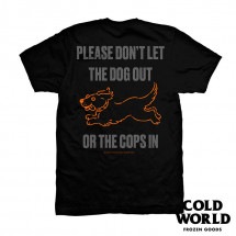 【COLD WORLD FROZEN GOODS/コールドワールドフローズングッズ】COMMON SENSE T-SHIRT Ｔシャツ / BLACK (3M INK)|Tシャツ|COLD WORLD