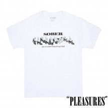 【PLEASURES/プレジャーズ】SOBER T-SHIRT Tシャツ / WHITE ホワイト 白|Tシャツ|PLEASURES