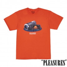 【PLEASURES/プレジャーズ】RECORDING T-SHIRT Tシャツ / ORANGE オレンジ|Tシャツ|PLEASURES