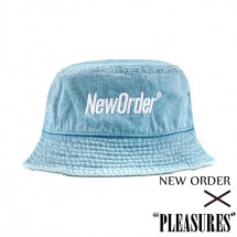 【PLEASURES/プレジャーズ×NEW ORDER/ニュー・オーダー】REPUBLIC BUCKET HAT バケットハット / WASHED DENIM|帽子|PLEASURES