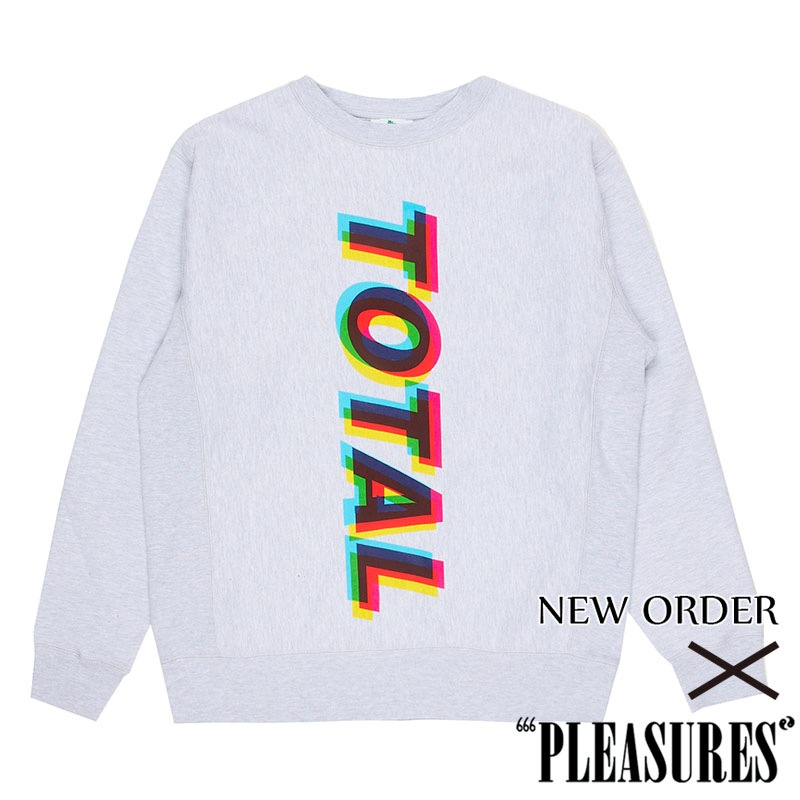 Pleasures プレジャーズ ロンT アメリカ製 コットン98% PLEASURES/プレジャーズ×NEW ORDER/ニュー・オーダー】TOTAL