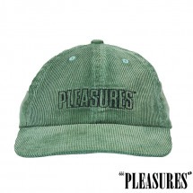 【PLEASURES/プレジャーズ】IMPULSE CORDUROY HAT コーデュロイキャップ / GREEN グリーン 緑|帽子|PLEASURES