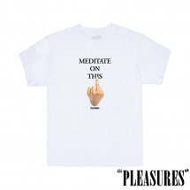 【PLEASURES/プレジャーズ】MESSAGE T-SHIRT Tシャツ / WHITE ホワイト 白|Tシャツ|PLEASURES