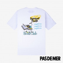 【PAS DE MER/パドゥメ】BOOK CLUB T-SHIRT Tシャツ / WHITE ホワイト 白|Tシャツ|Pas De Mer