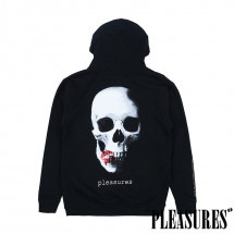 【PLEASURES/プレジャーズ】MAKE OUT HOODY パーカー / BLACK ブラック 黒|スウェット|PLEASURES