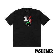 【PAS DE MER/パドゥメ】BADA BING T-SHIRT Tシャツ / BLACK ブラック 黒|Tシャツ|Pas De Mer