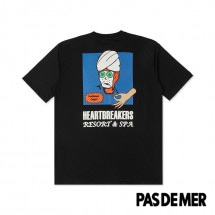 【PAS DE MER/パドゥメ】HEARTBREAKERS T-SHIRT Tシャツ / BLACK ブラック 黒|Tシャツ|Pas De Mer