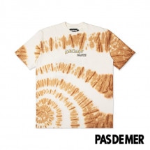 【PAS DE MER/パドゥメ】NO PARKING T-SHIRT Tシャツ / LIGHT BROWN ライトブラウンタイダイ|Tシャツ|Pas De Mer