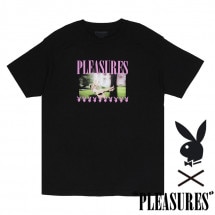 【PLEASURES/プレジャーズ×PLAYBOY/プレイボーイ】SWING T-SHIRT Tシャツ / BLACK ブラック|Tシャツ|PLEASURES
