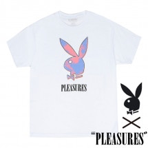 【PLEASURES/プレジャーズ×PLAYBOY/プレイボーイ】POP T-SHIRT Tシャツ / WHITE ホワイト|Tシャツ|PLEASURES
