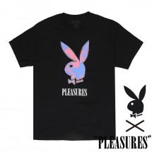 【PLEASURES/プレジャーズ×PLAYBOY/プレイボーイ】POP T-SHIRT Tシャツ / BLACK ブラック|Tシャツ|PLEASURES