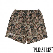 【PLEASURES/プレジャーズ】CASKET WOVEN SHORTS ショートパンツ / BLACK ブラック|ショートパンツ|PLEASURES