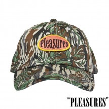 【PLEASURES/プレジャーズ】BUSHY 6 PANEL HAT 6パネルキャップ / CAMO カモ|帽子|PLEASURES