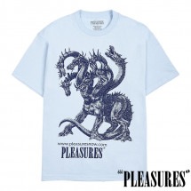 【PLEASURES/プレジャーズ】DESTRUCTION T-SHIRT Tシャツ / BLUE ブルー|Tシャツ|PLEASURES