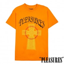 【PLEASURES/プレジャーズ】VEGAN T-SHIRT Tシャツ / ORANGE オレンジ|Tシャツ|PLEASURES