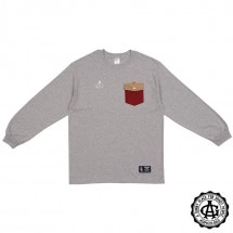 ACAPULCO GOLD/ץ륳 ɡSNAP BUTTON POCKET L/S TEE ĹµT / HEATHER GREY 졼