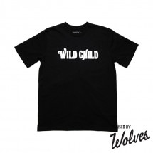 【RAISED BY WOLVES/レイズドバイウルブス】WILD CHILD TEE Tシャツ / BLACK ブラック 黒|Tシャツ|Raised by Wolves