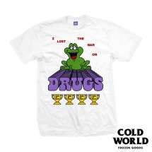 COLD WORLD FROZEN GOODS/ɥɥե󥰥åDRUG WAR TEE  T / WHITE ۥ磻 