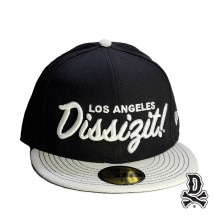 DISSIZIT/ǥåȡLA Dissizit New Era Cap å / BLACK ֥å w/Wht