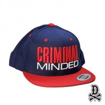 【DISSIZIT/ディスイズイット】Criminal Minded Yupoong Snapback Cap キャップ / NAVY ネイビー/Red