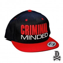 【DISSIZIT/ディスイズイット】Criminal Minded Yupoong Snapback Cap キャップ / BLACK ブラック/Red
