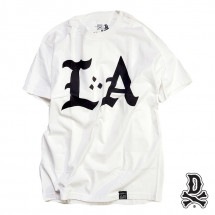 【DISSIZIT/ディスイズイット】LA OLD E TEE Tシャツ / WHITE ホワイト|Tシャツ|DISSIZIT