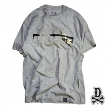 DISSIZIT/ǥåȡCRY LATER STRIPE TEE T / GREY 졼