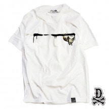 【DISSIZIT/ディスイズイット】CRY LATER STRIPE TEE Tシャツ / WHITE ホワイト|Tシャツ|DISSIZIT