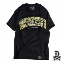 【DISSIZIT/ディスイズイット】COLLEGIATE CAMO TEE Tシャツ / BLACK ブラック|Tシャツ|DISSIZIT