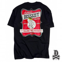 DISSIZIT/ǥåȡKING OF SPRAY TEE T / BLACK ֥å