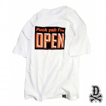 【DISSIZIT/ディスイズイット】OPEN TEE Tシャツ / WHITE ホワイト|Tシャツ|DISSIZIT