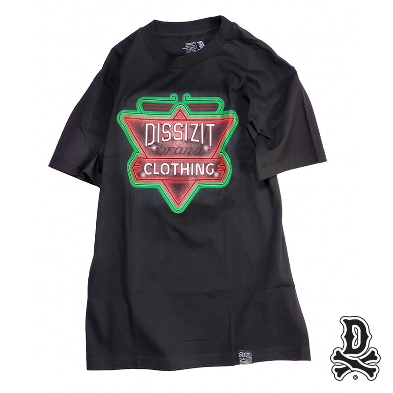 新品 DISSIZIT ディスイズイット プリント 西海岸 ストリート Tシャツ DISSIZIT/ディスイズイット】SEARCH AND DESTROY TEE Tシャツ / BLACK