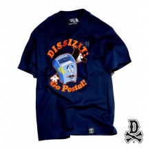 DISSIZIT/ǥåȡGO POSTAL TEE T / NAVY ͥӡ