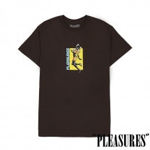 【PLEASURES/プレジャーズ】BAKED T-SHIRT Tシャツ / CHOCOLATE 茶色|Tシャツ|PLEASURES