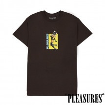 PLEASURES/ץ쥸㡼BAKED T-SHIRT T / CHOCOLATE 㿧