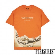 【PLEASURES/プレジャーズ×Weezer/ウィーザー】PINKERTON T-SHIRT Tシャツ / ORANGE オレンジ|Tシャツ|PLEASURES