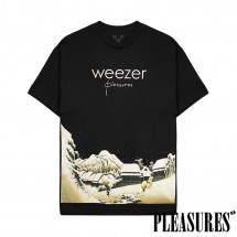【PLEASURES/プレジャーズ×Weezer/ウィーザー】PINKERTON T-SHIRT Tシャツ / BLACK ブラック 黒|Tシャツ|PLEASURES
