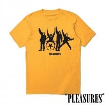 PLEASURES/ץ쥸㡼ANGUISH T-SHIRT T / GOLD 