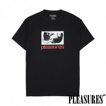【PLEASURES/プレジャーズ】TV T-SHIRT Tシャツ / BLACK ブラック 黒|Tシャツ|PLEASURES