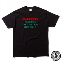 【ACAPULCO GOLD/アカプルコ ゴールド】PLAYBOYS TEE Tシャツ / BLACK ブラック 黒|Tシャツ|ACAPULCO GOLD