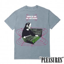 【PLEASURES/プレジャーズ】SYNTH T-SHIRT Tシャツ / SLATE ブルー|Tシャツ|PLEASURES